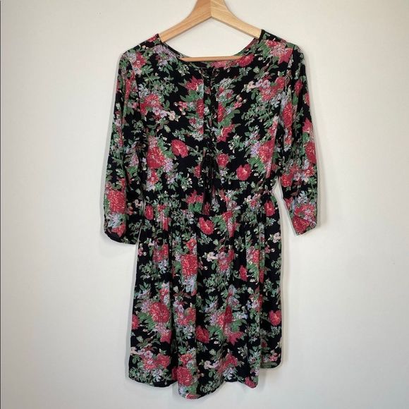 Floral Element Babydoll Dress Sz S - Picture 6 of 11